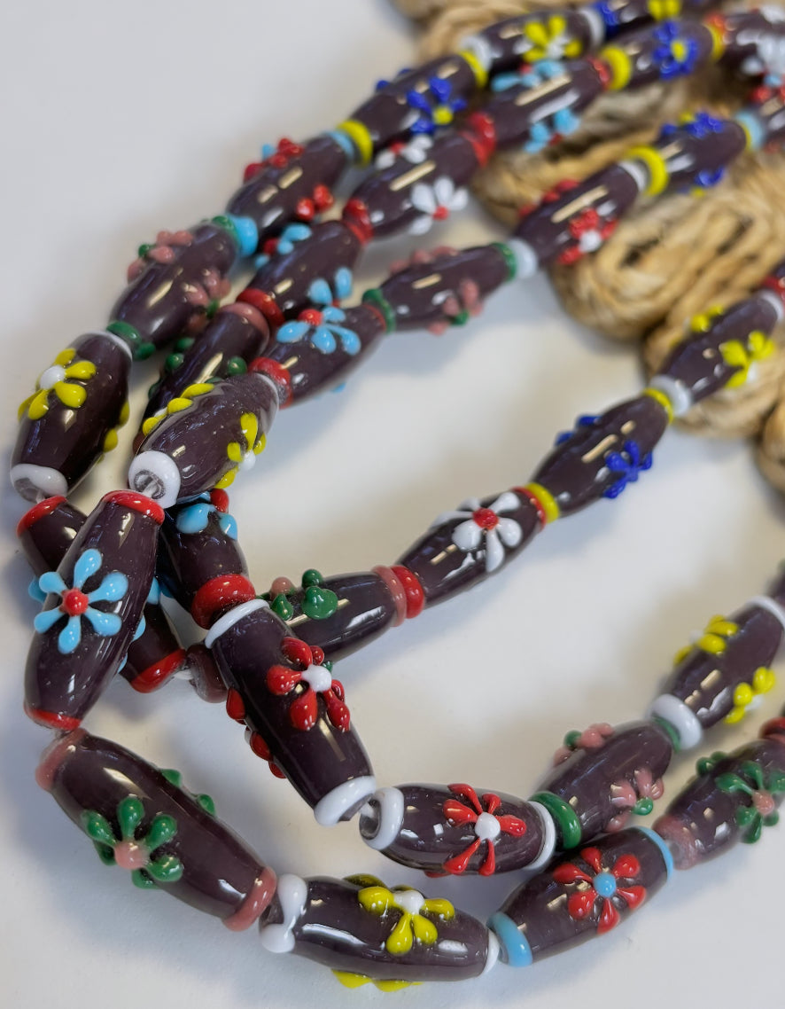 Flower Barril Lampwork