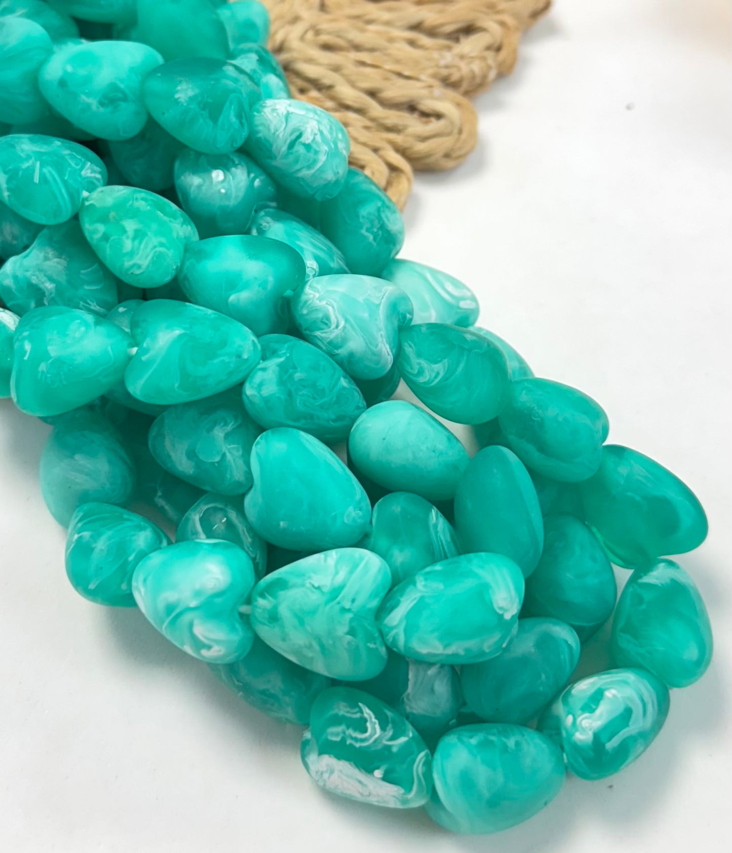 Marmol Hearts Resin