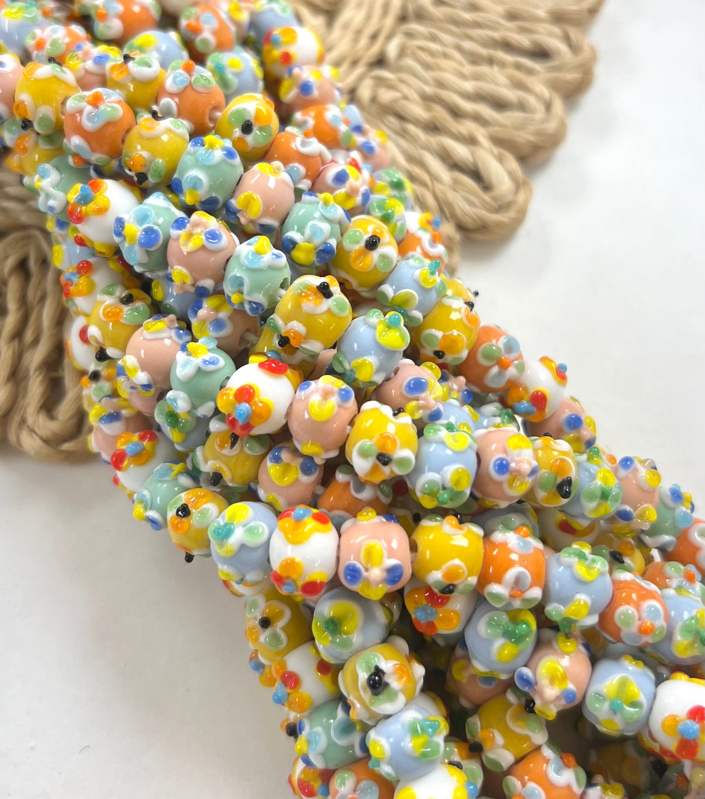 Bumpy Flower Lampwork