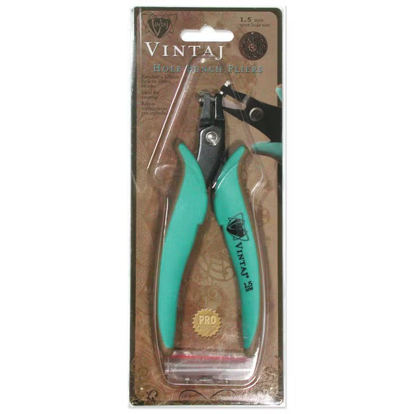 VINTAJ 1.5MM METAL HOLE PUNCH PLIER W/ SHORT JAW