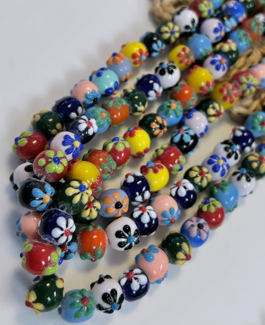 Bumpy Flower Lampwork