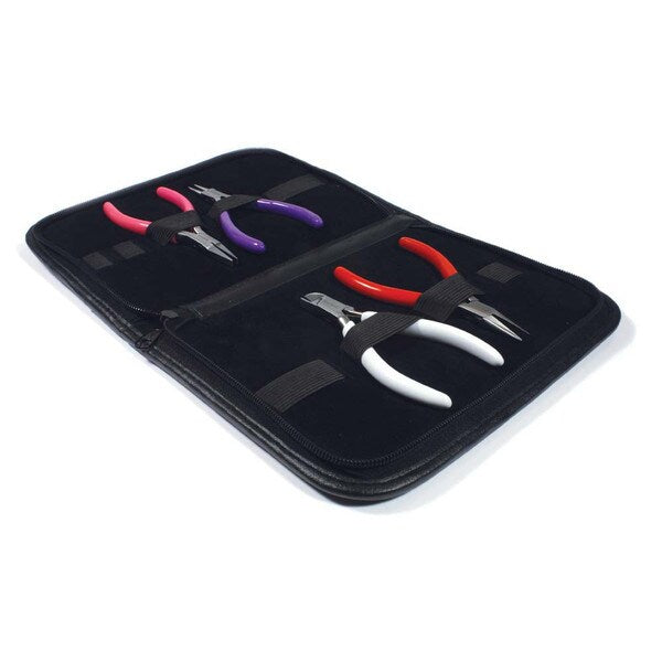 COLOR ID PLIER SET-ROUND FLAT-CHAIN-SIDECUTTER