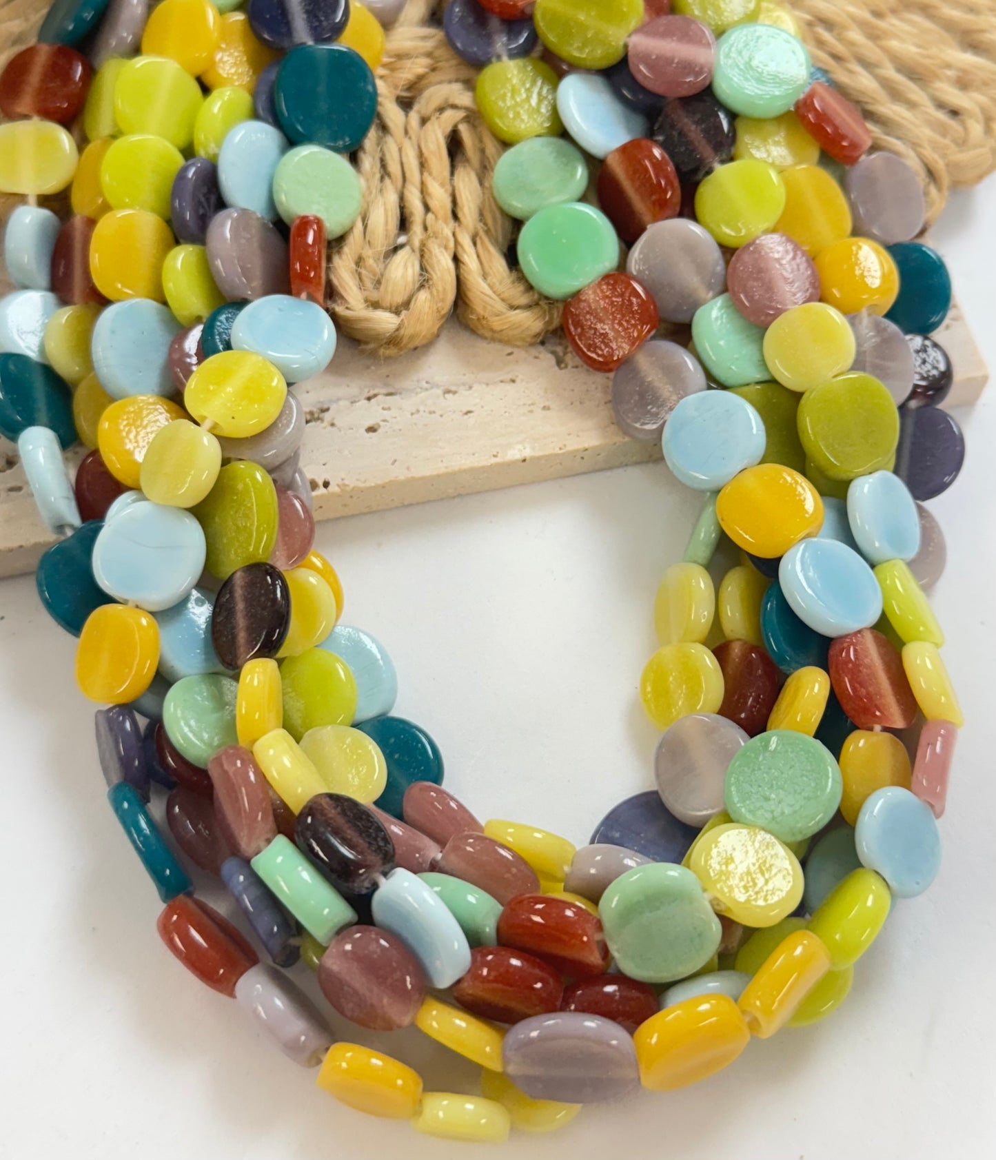 Crushed Coin Lampwork