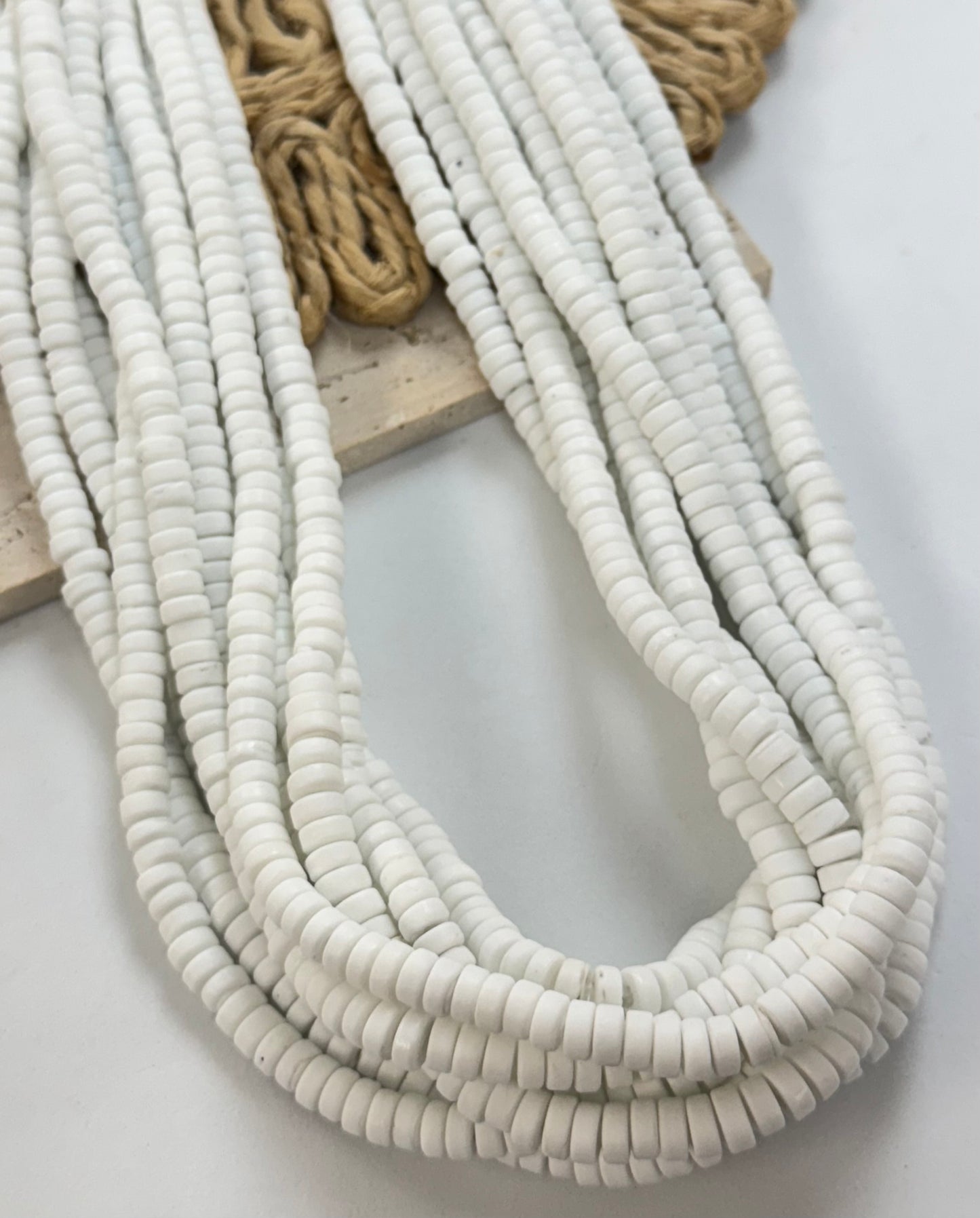 Small Flat Rondel Lampwork