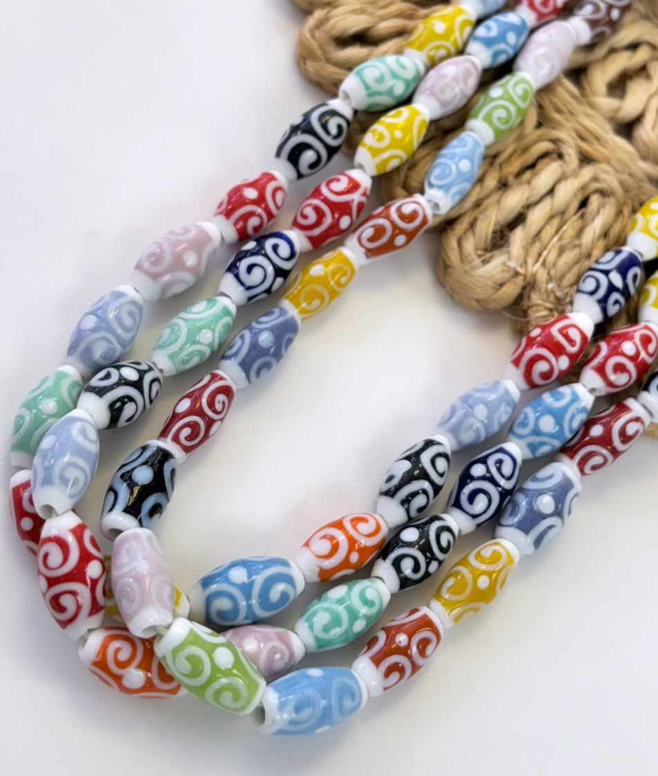 Snail Curve Lampwork