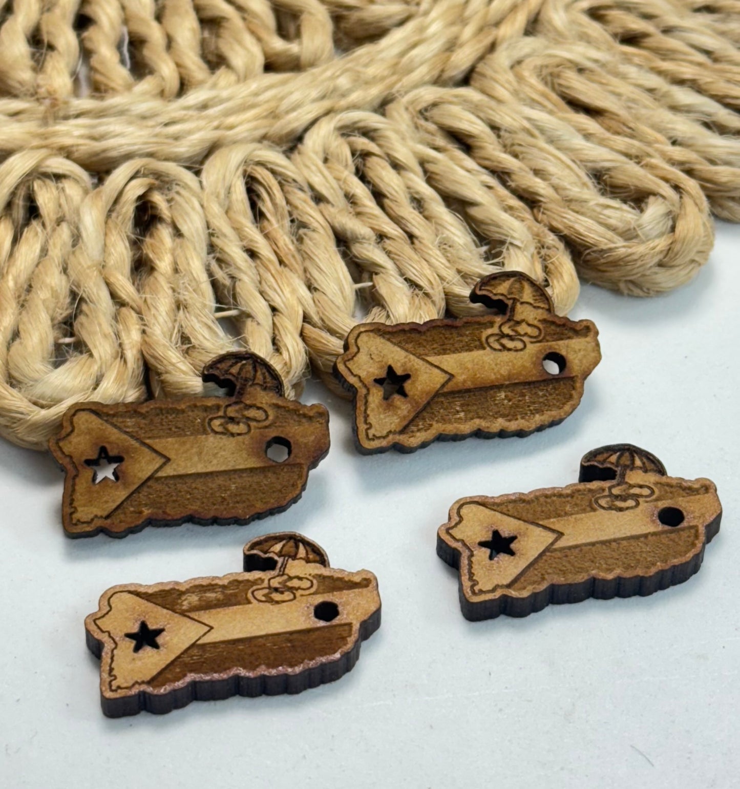 Puerto Rico Wood Pieces