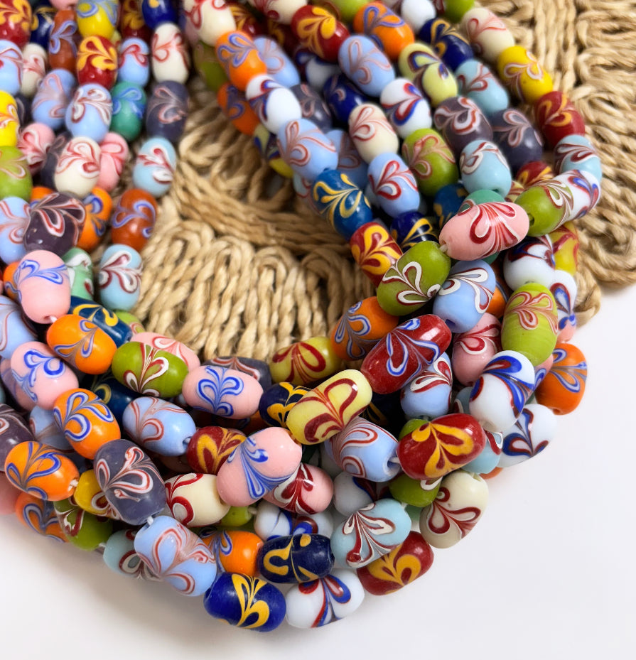 Multicolor Marmol Lampwork