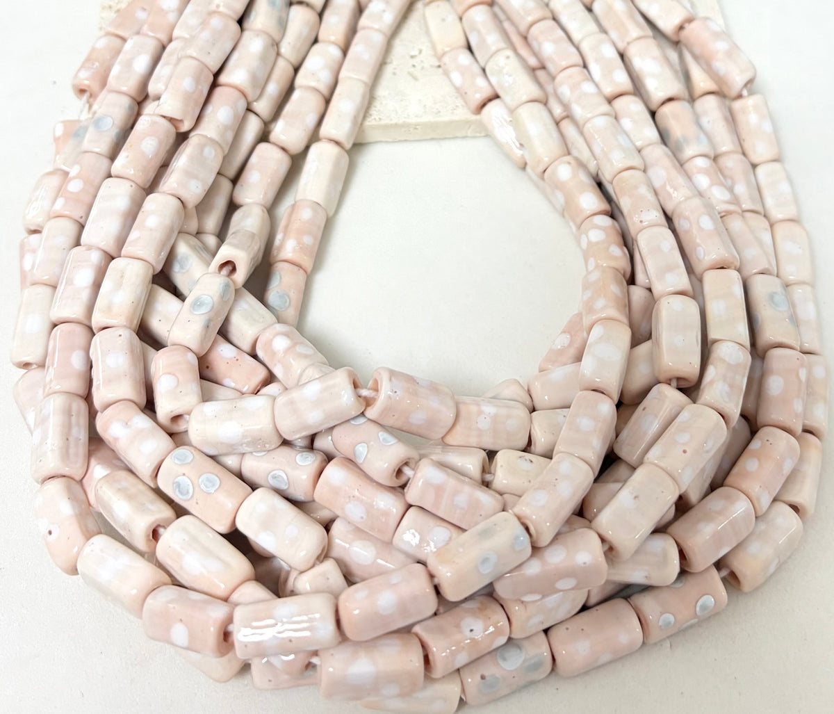 Rectangular Polkadot Lampwork