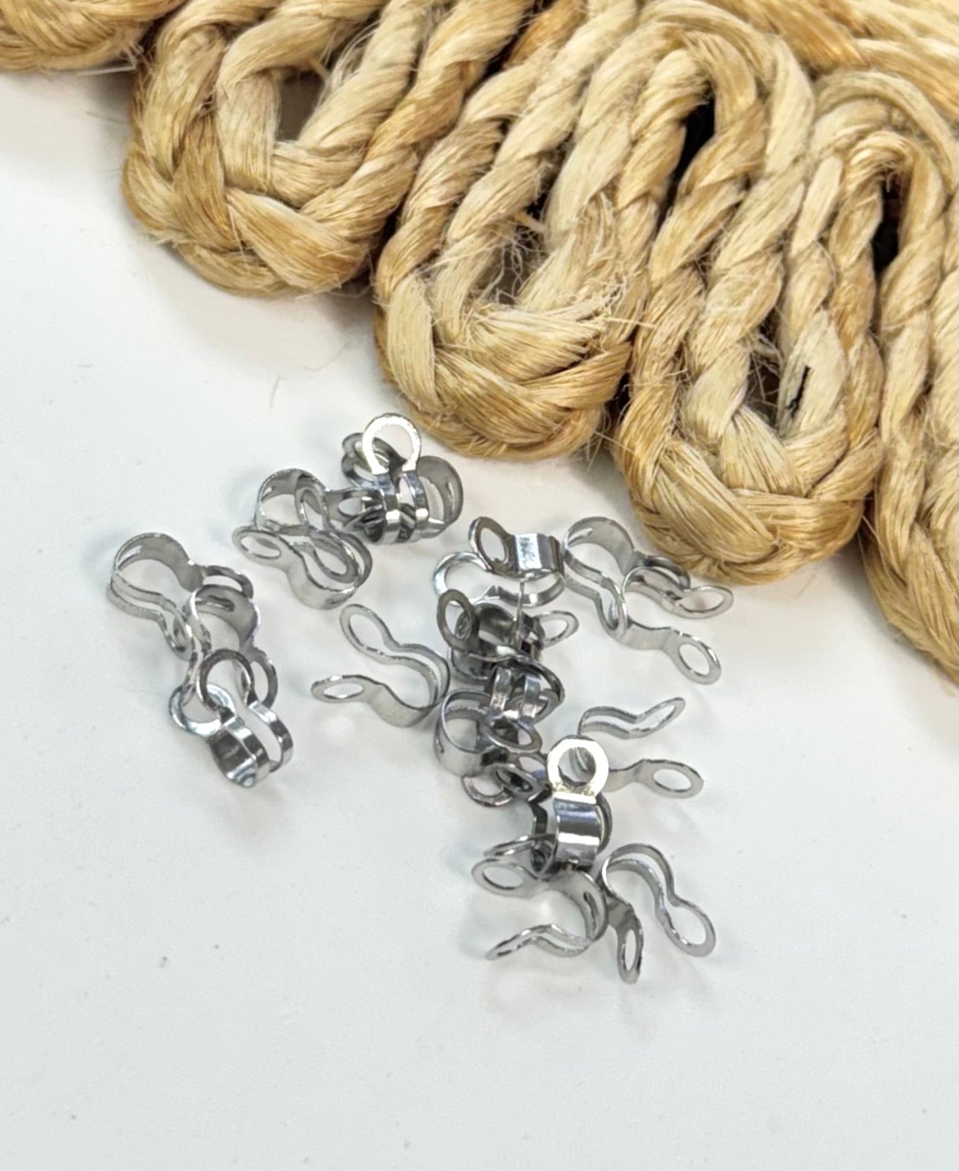 Steel Plata Cord Crimps