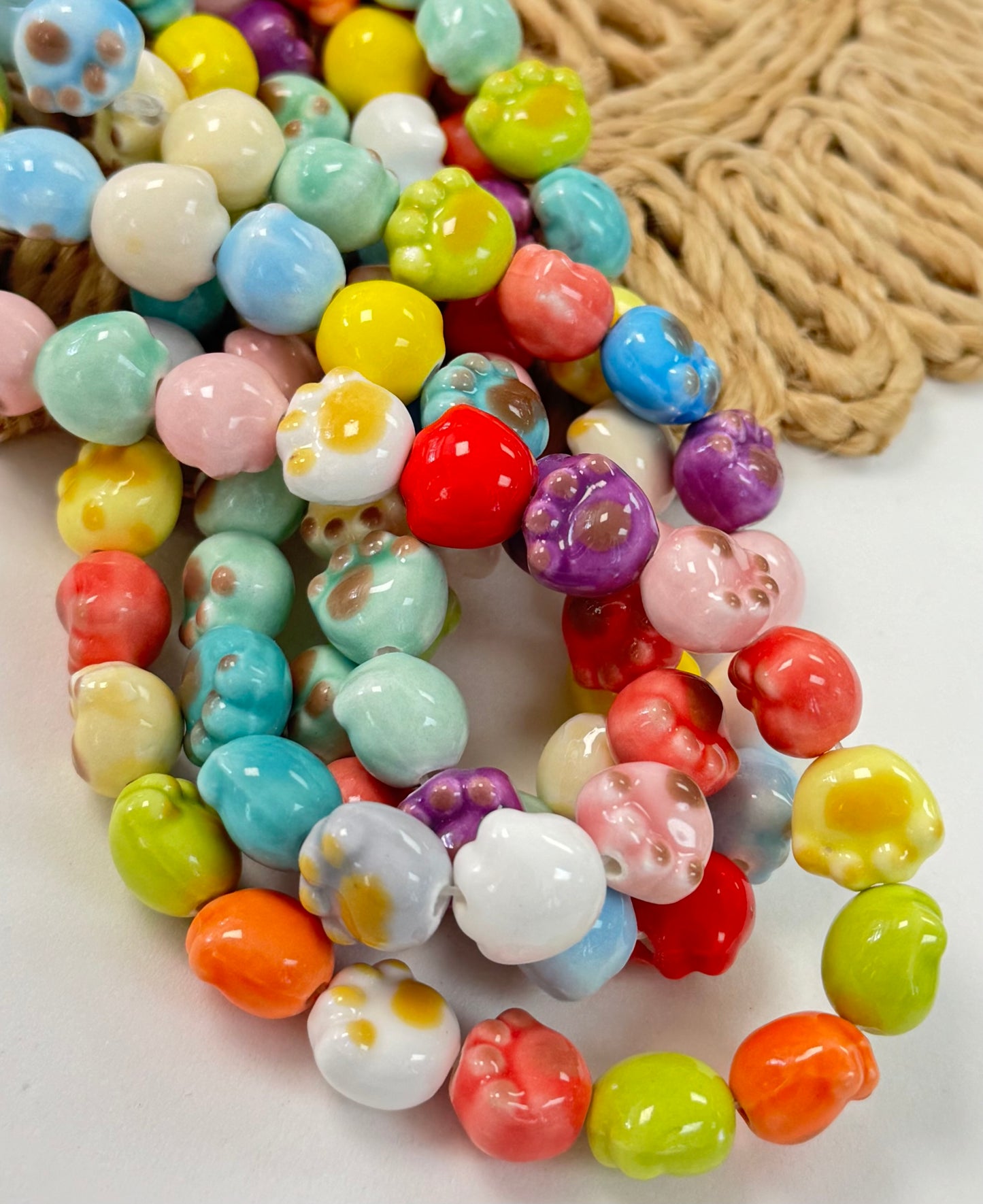 Porcelain Dog Footprints