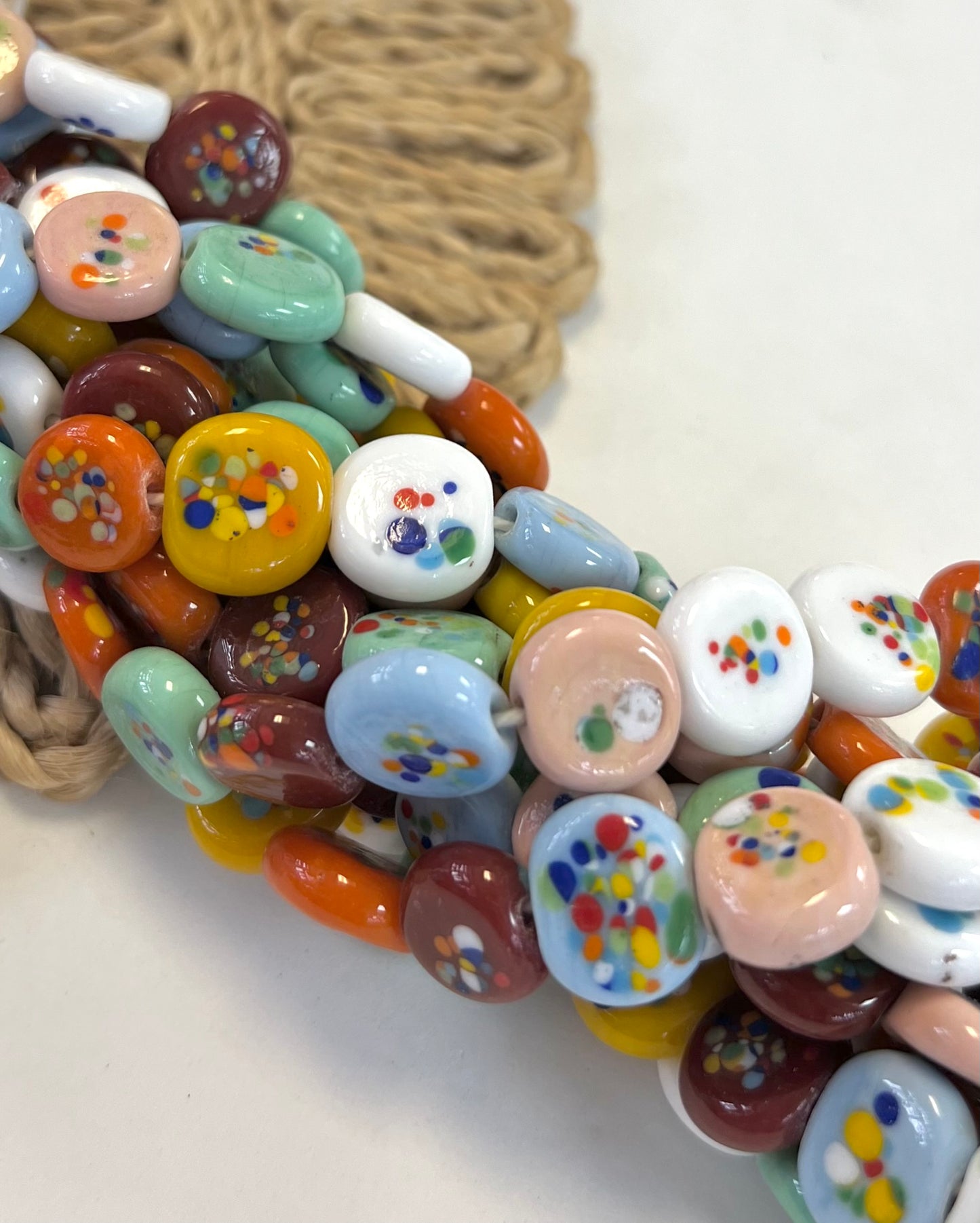 Pints Crushed Coin Lampwork