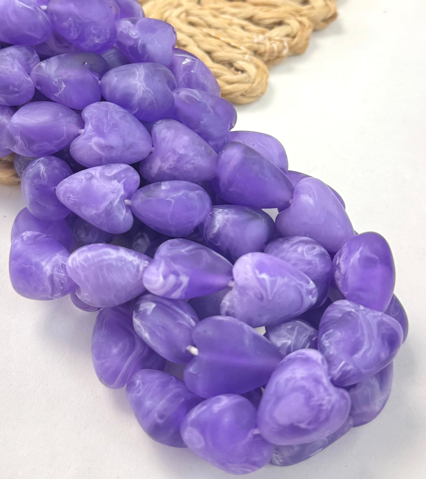 Marmol Hearts Resin