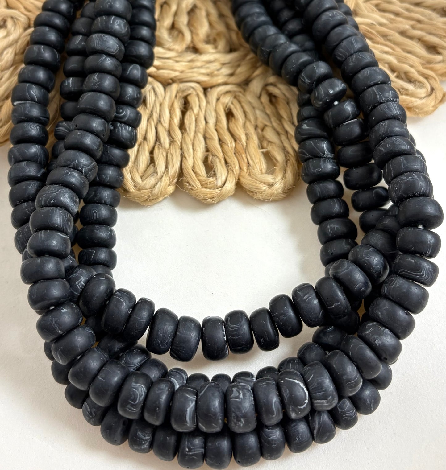 Resin Flat Rondel