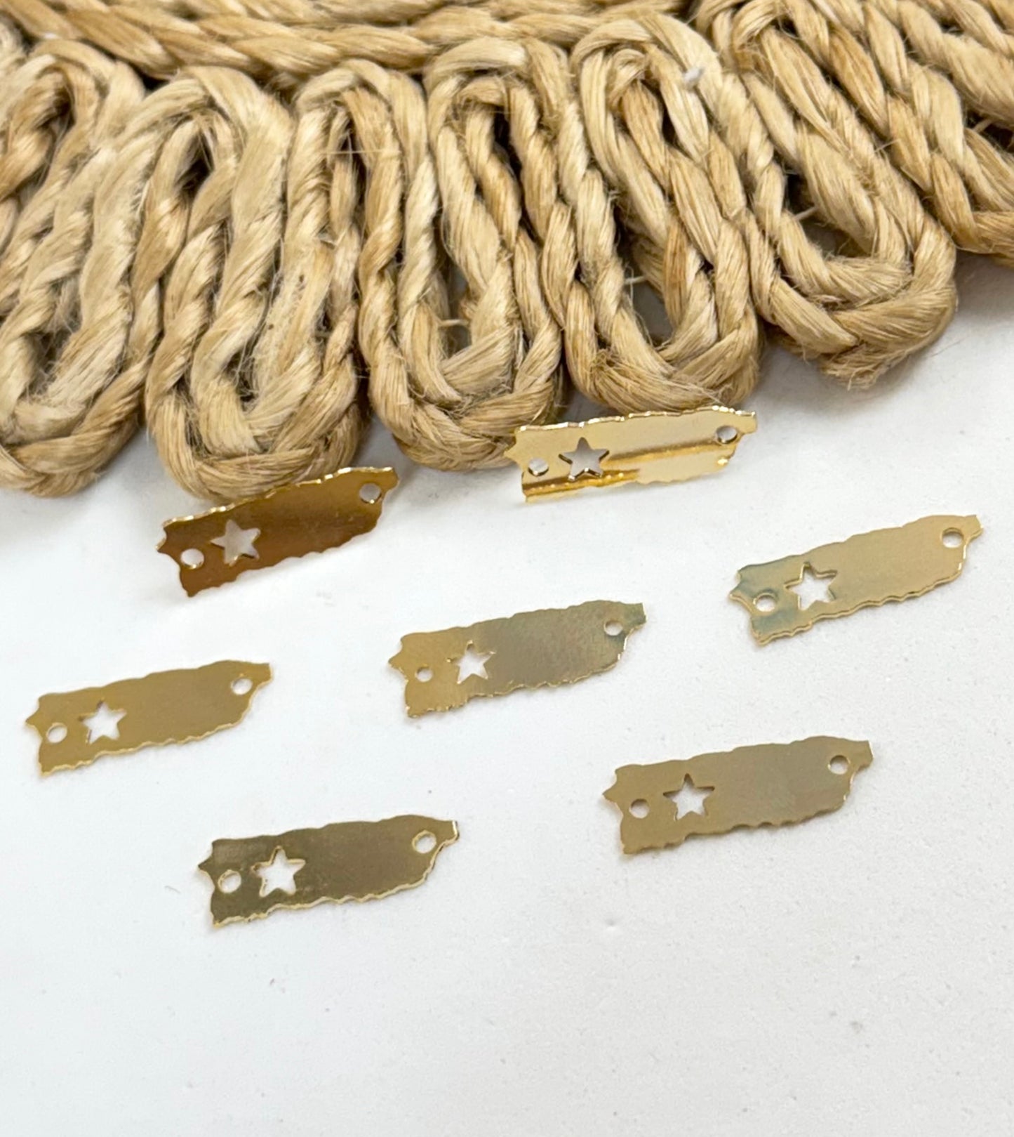 18KT Gold Plated PR Maps