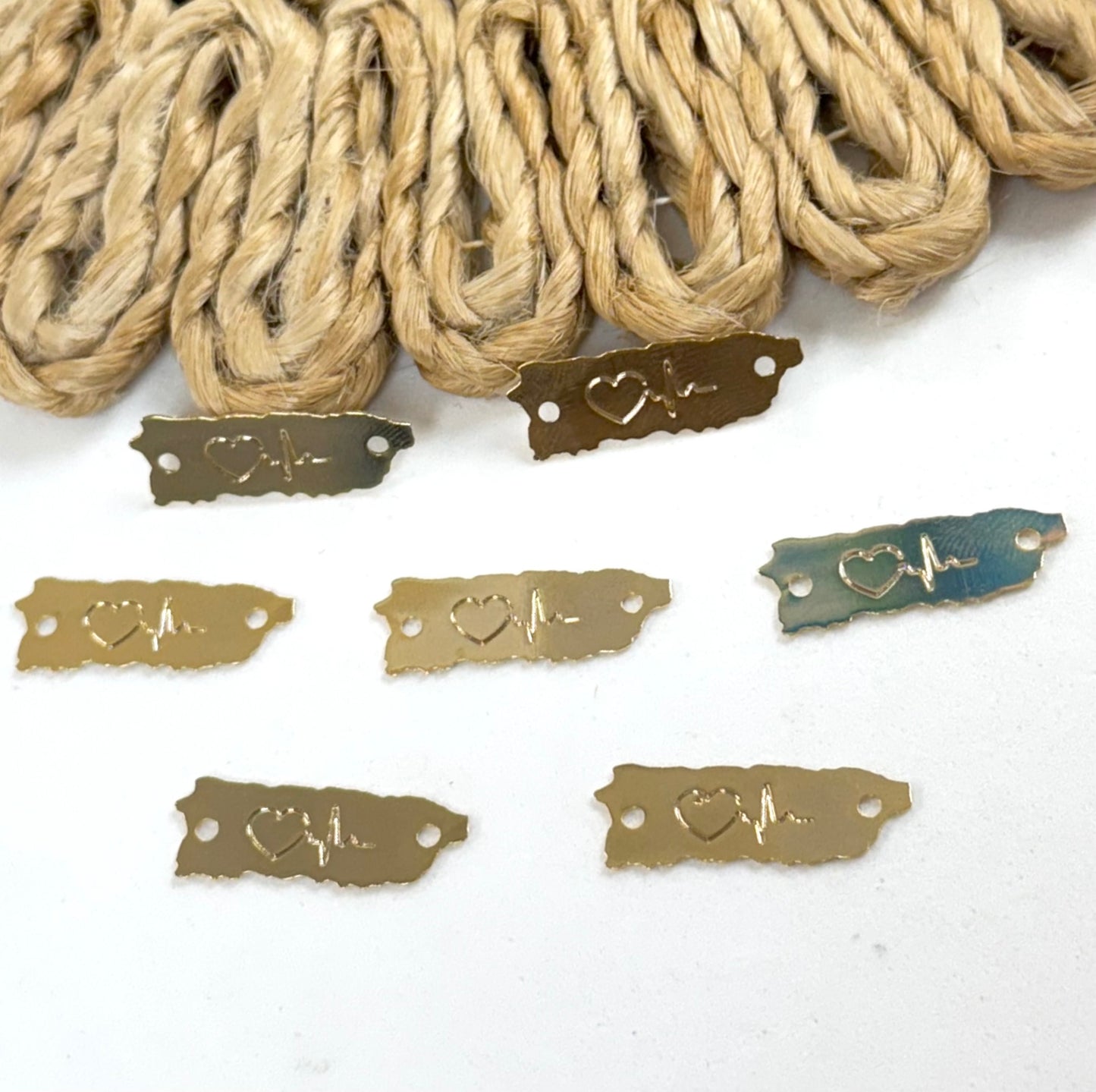 18KT Gold Plated PR Maps
