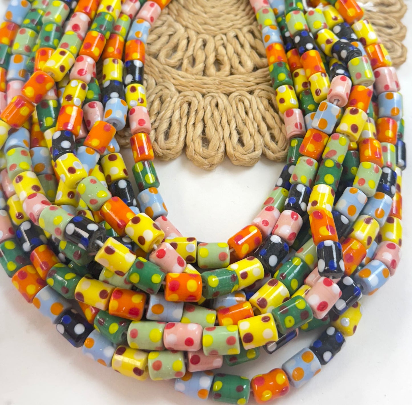 Dots Cylinder Lampwork