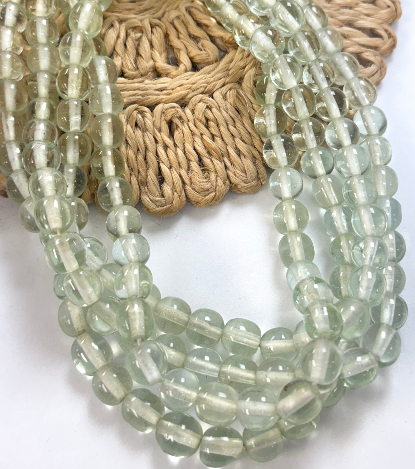 Clear Round Glass Lampwork