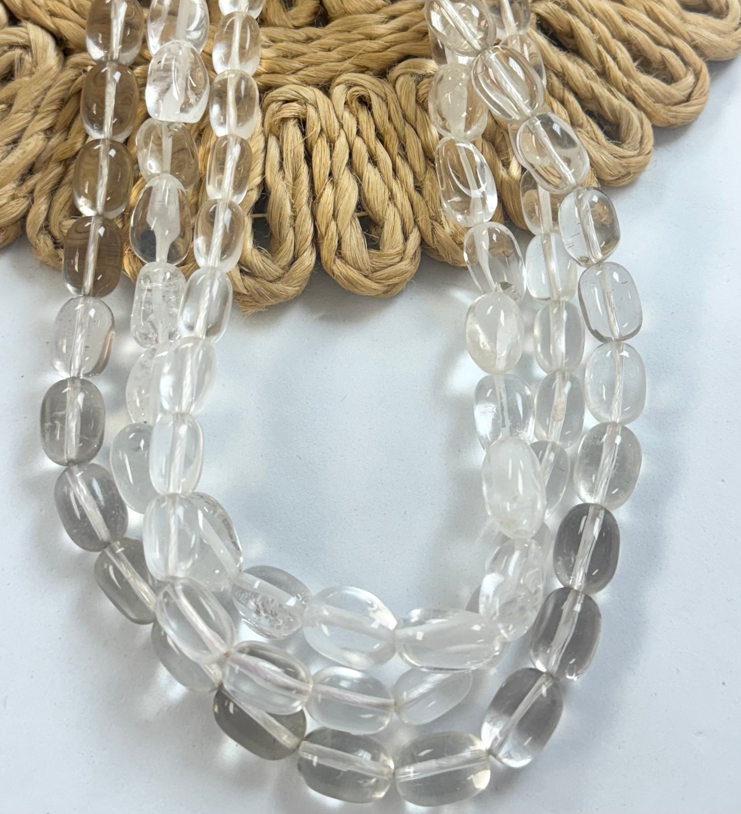 14mm Quartz Clear Oval