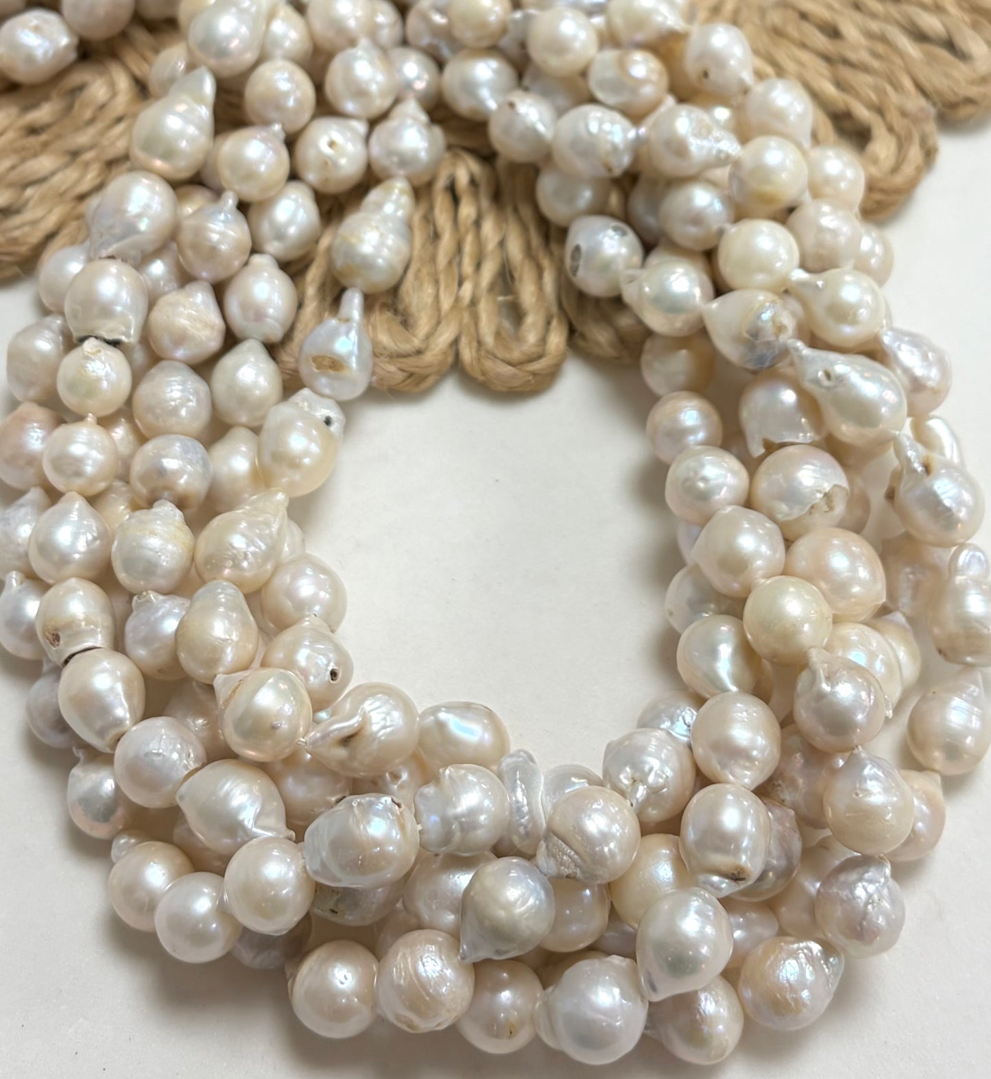 10mm Round Barroca Freshwater Pearls