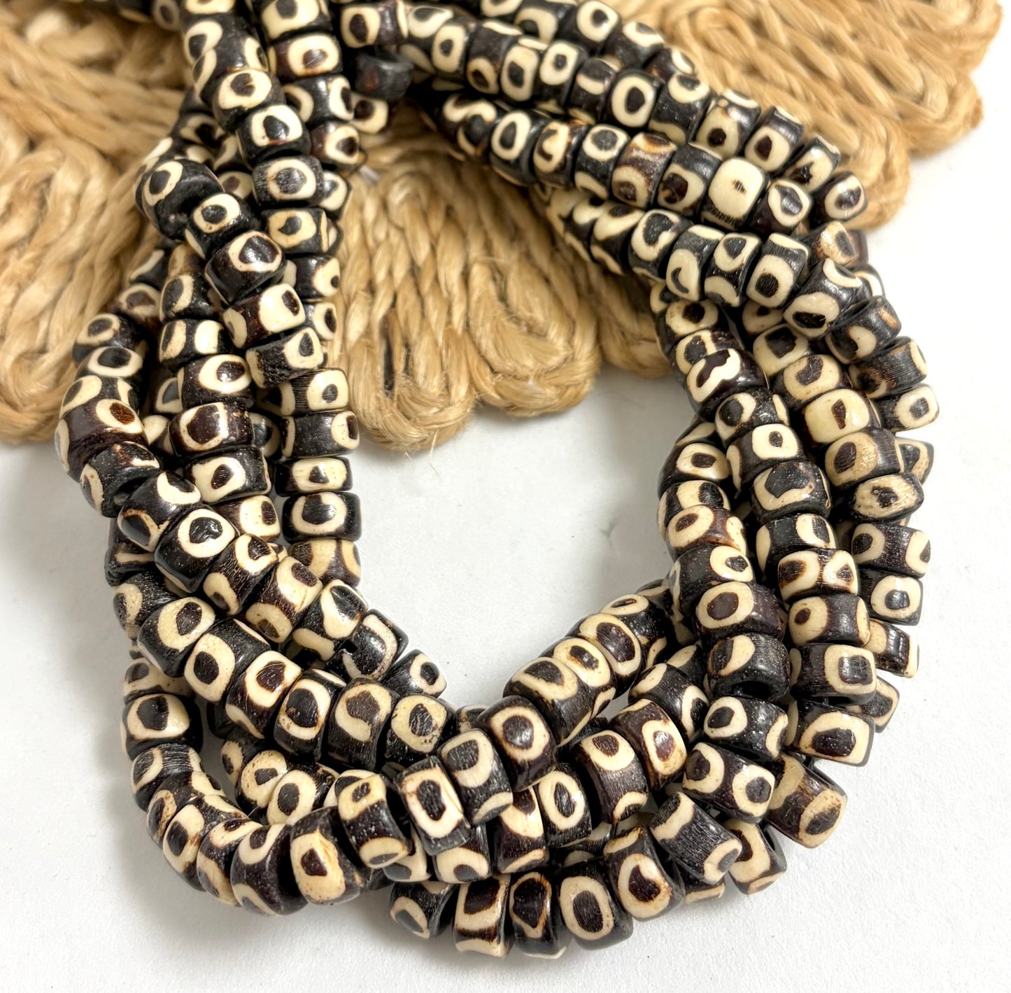 Tibetan Rondels Bone