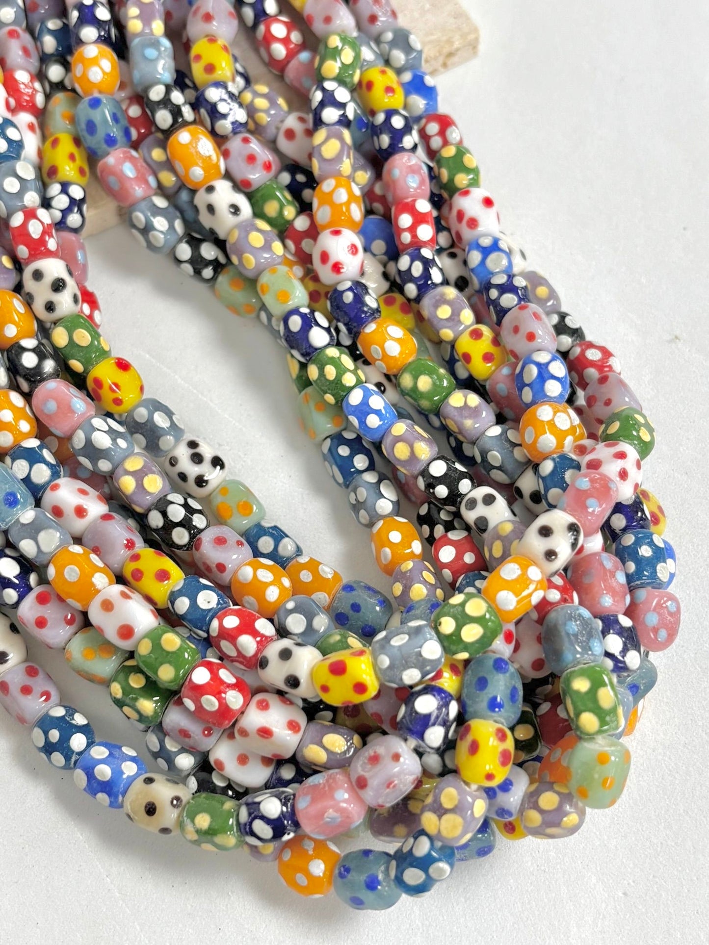 Cubics Polkadot Lampwork