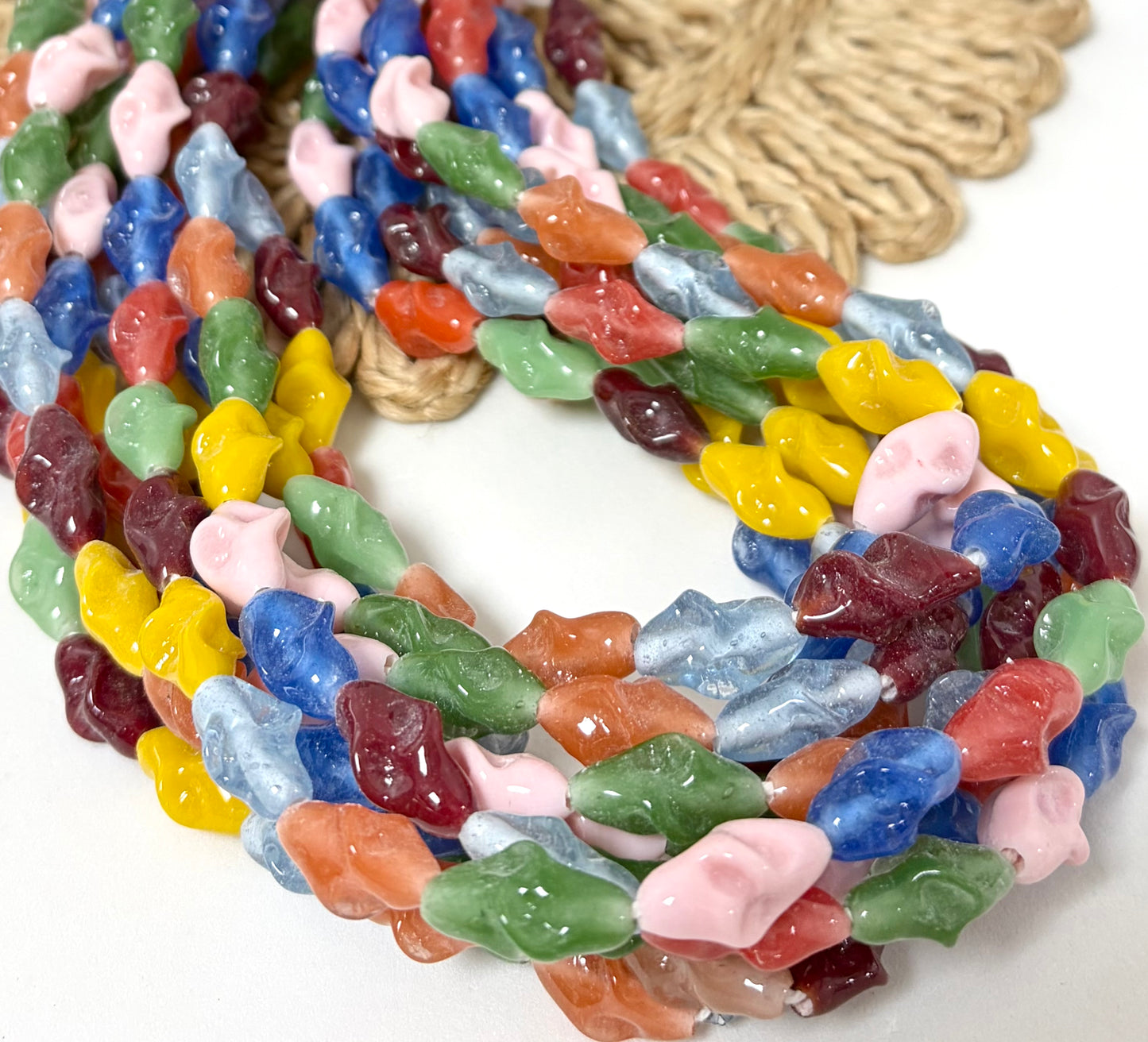 Swirl Barril Lampwork
