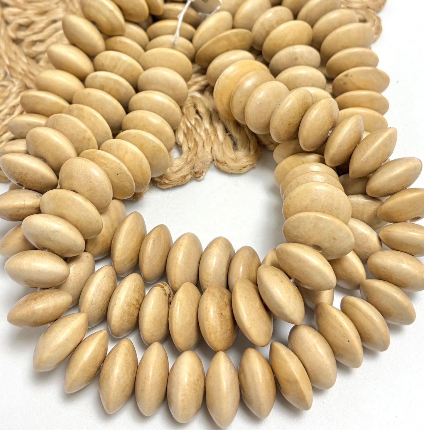 20mmx10mm Puffy Wood Coin