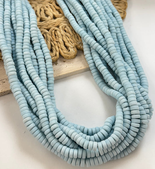 Small Flat Rondel Lampwork