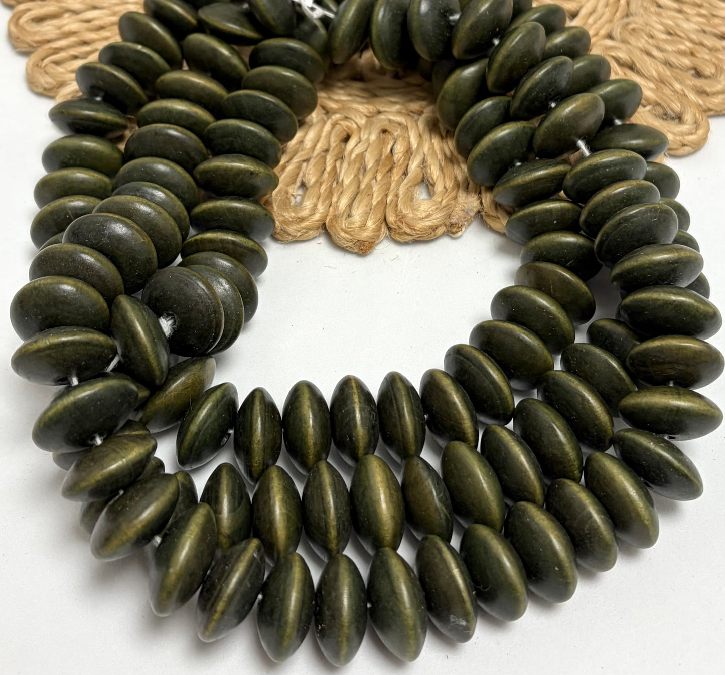 20mmx10mm Puffy Wood Coin
