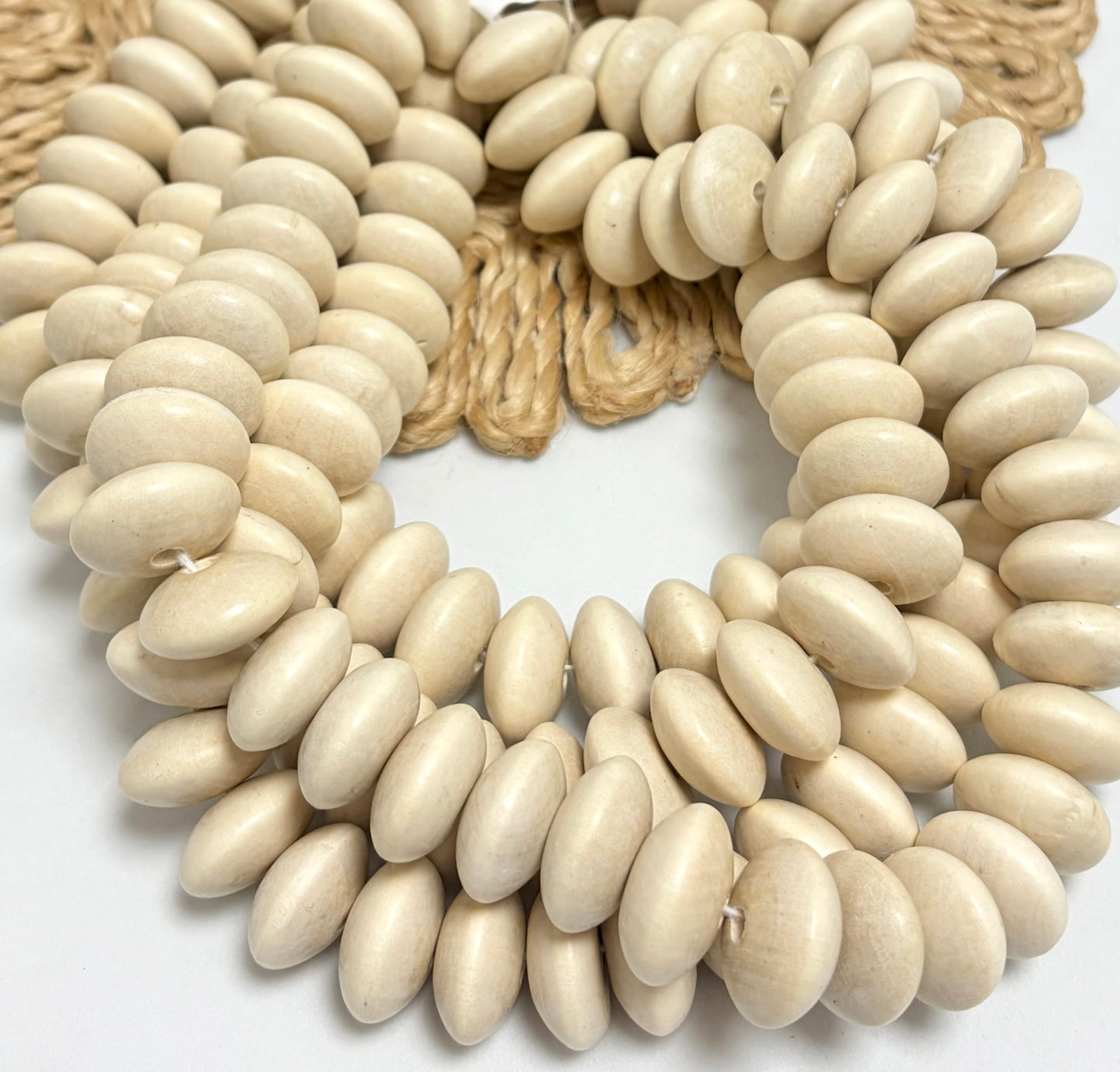 20mmx10mm Puffy Wood Coin