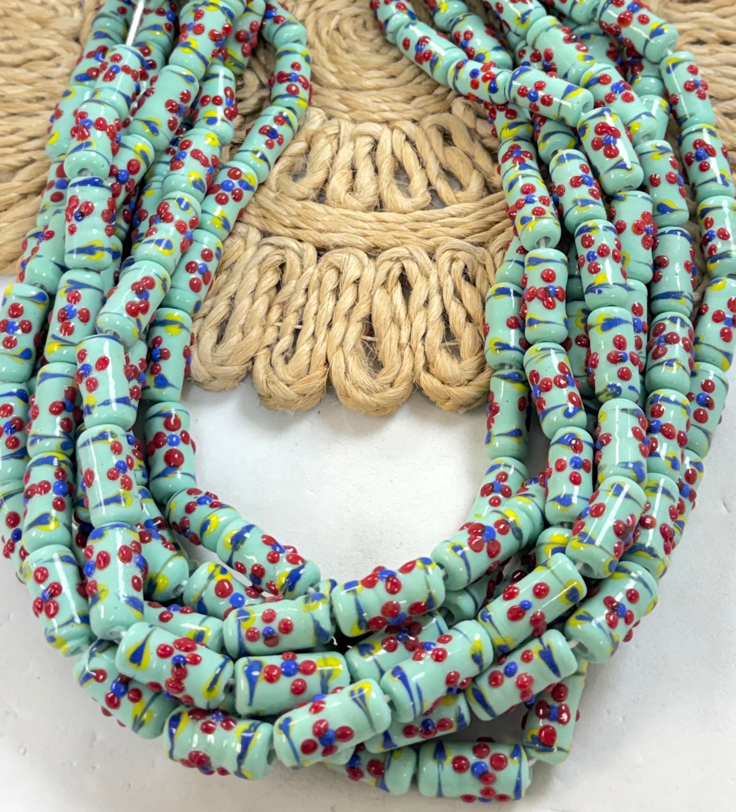 Flowers Cylinder Lampwork