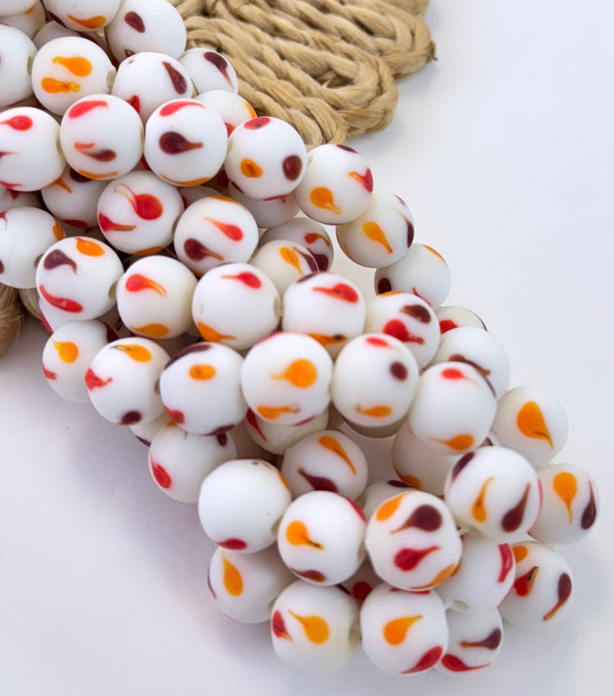 Frosted Marbles Round