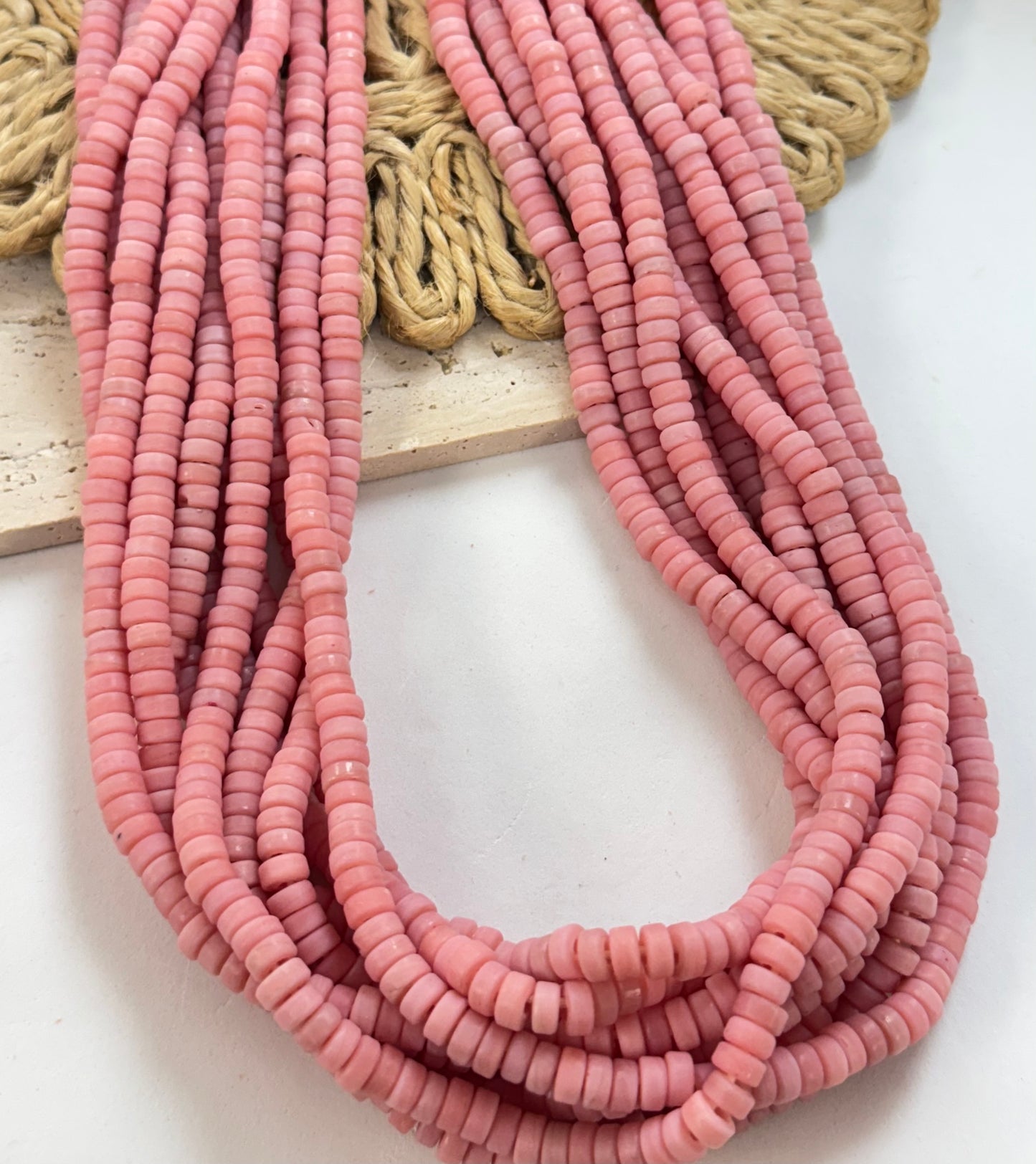 Small Flat Rondel Lampwork