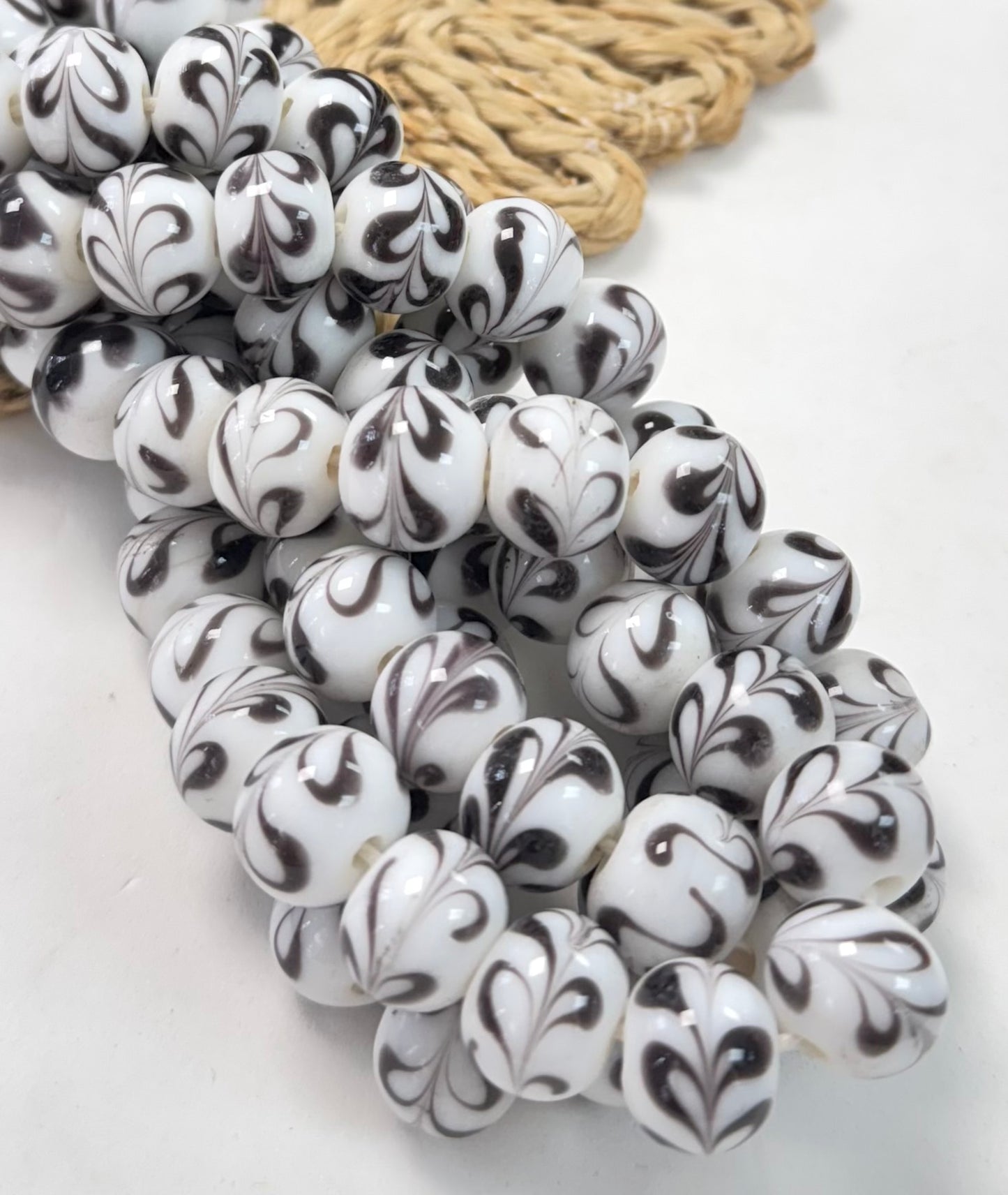 Leaf Print Colection Lampwork