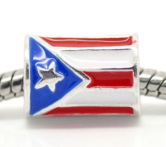 Puerto Rico Enamel Flag