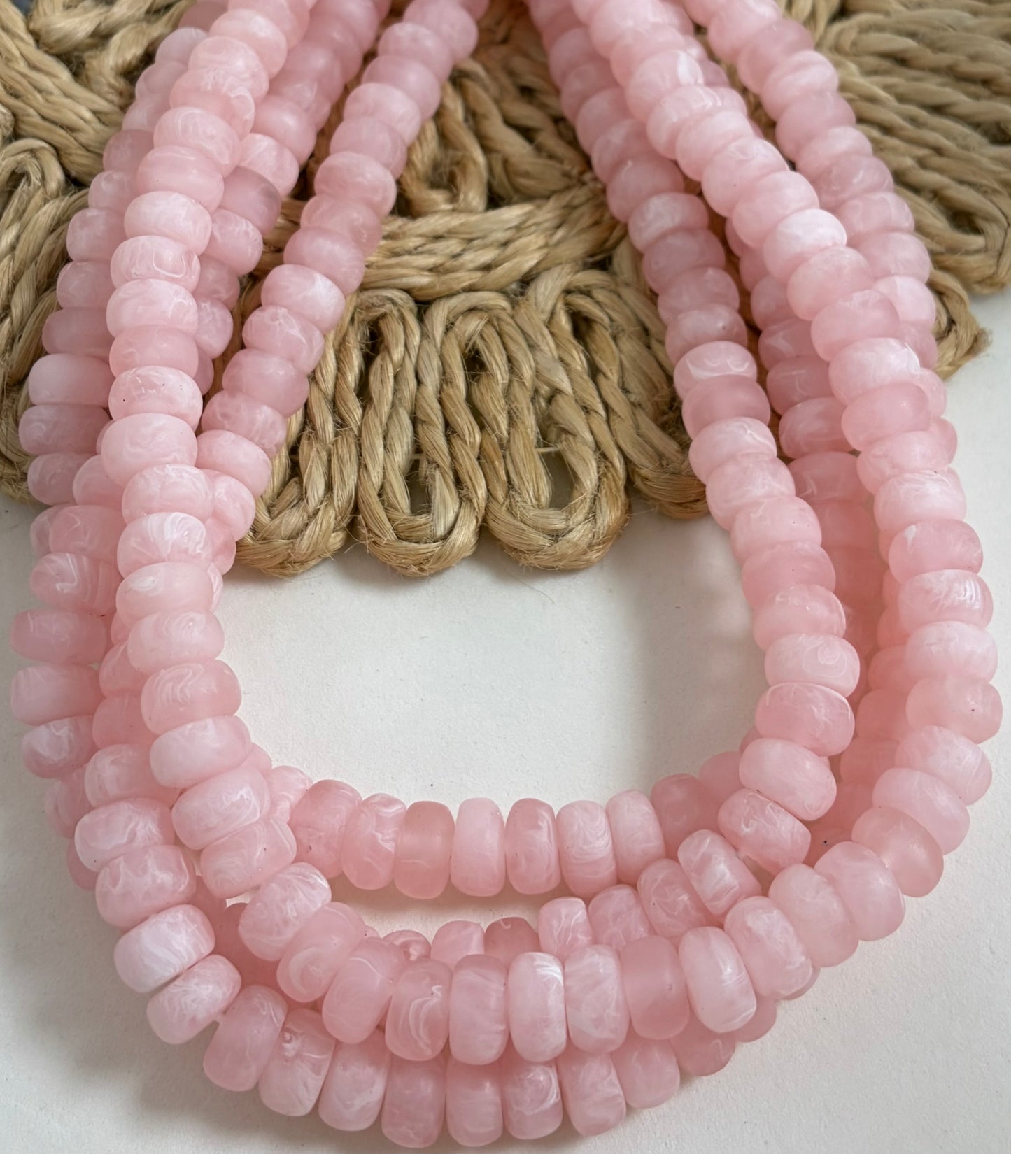 Resin Flat Rondel