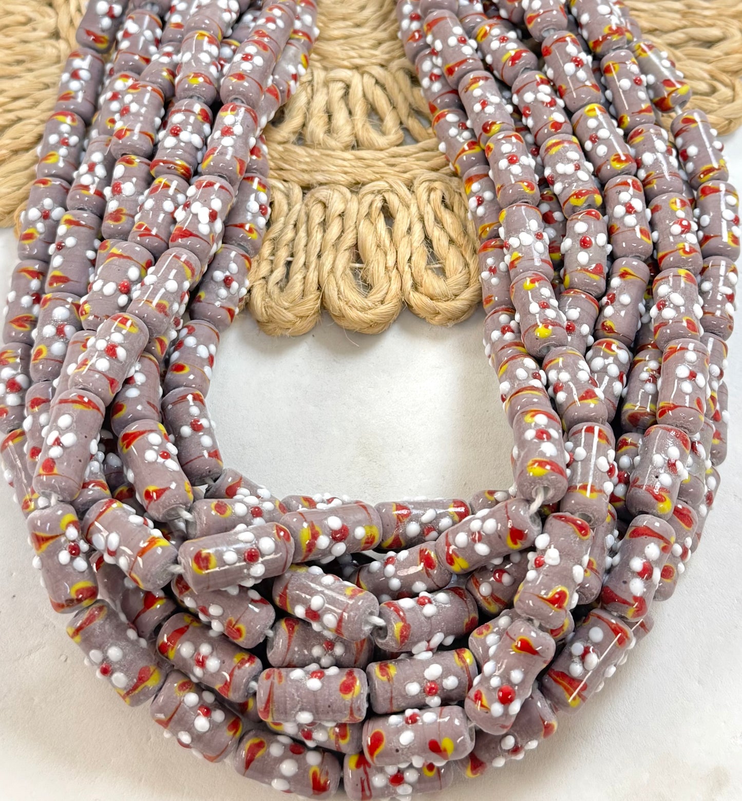 Flowers Cylinder Lampwork