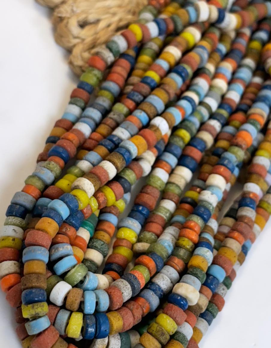 Flat Rondels Lampwork