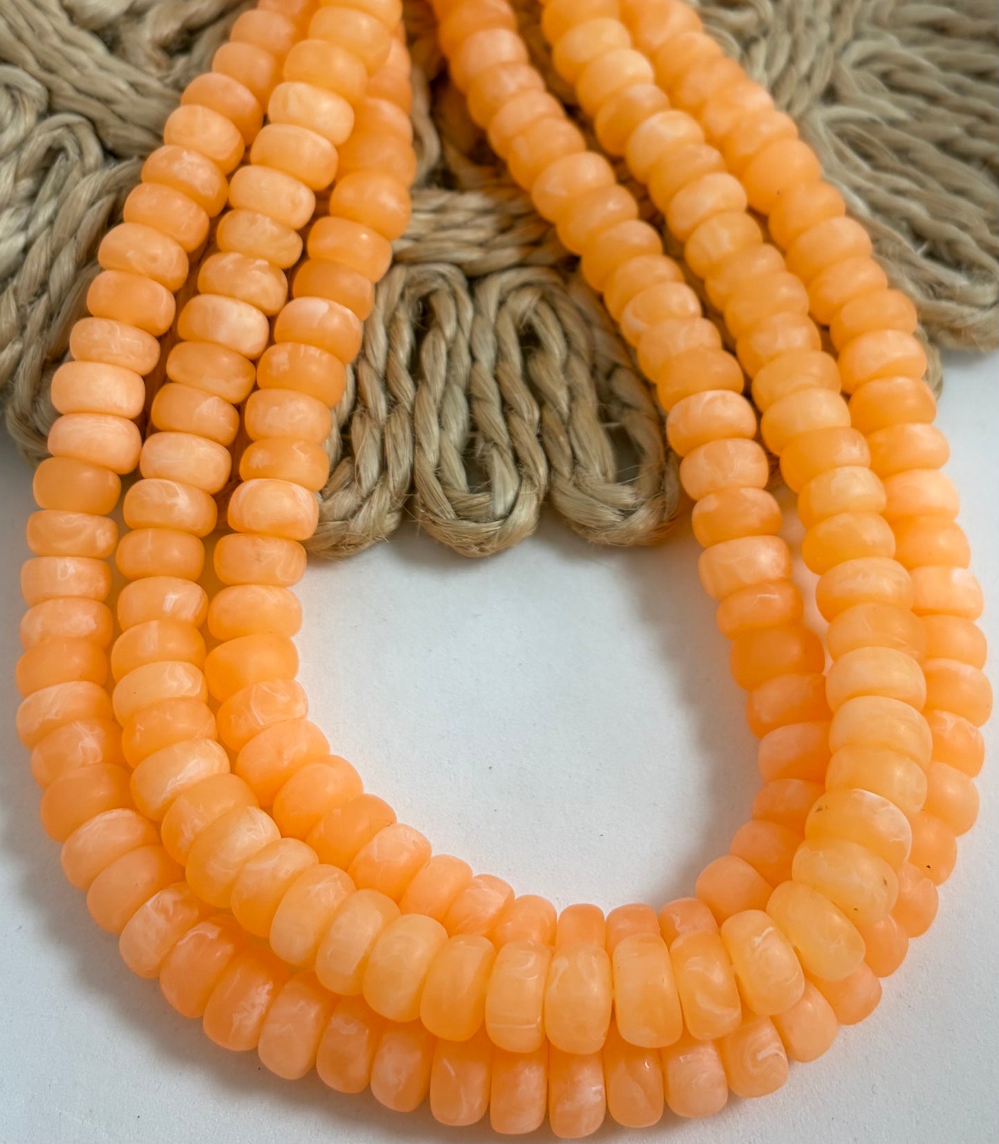 Resin Flat Rondel