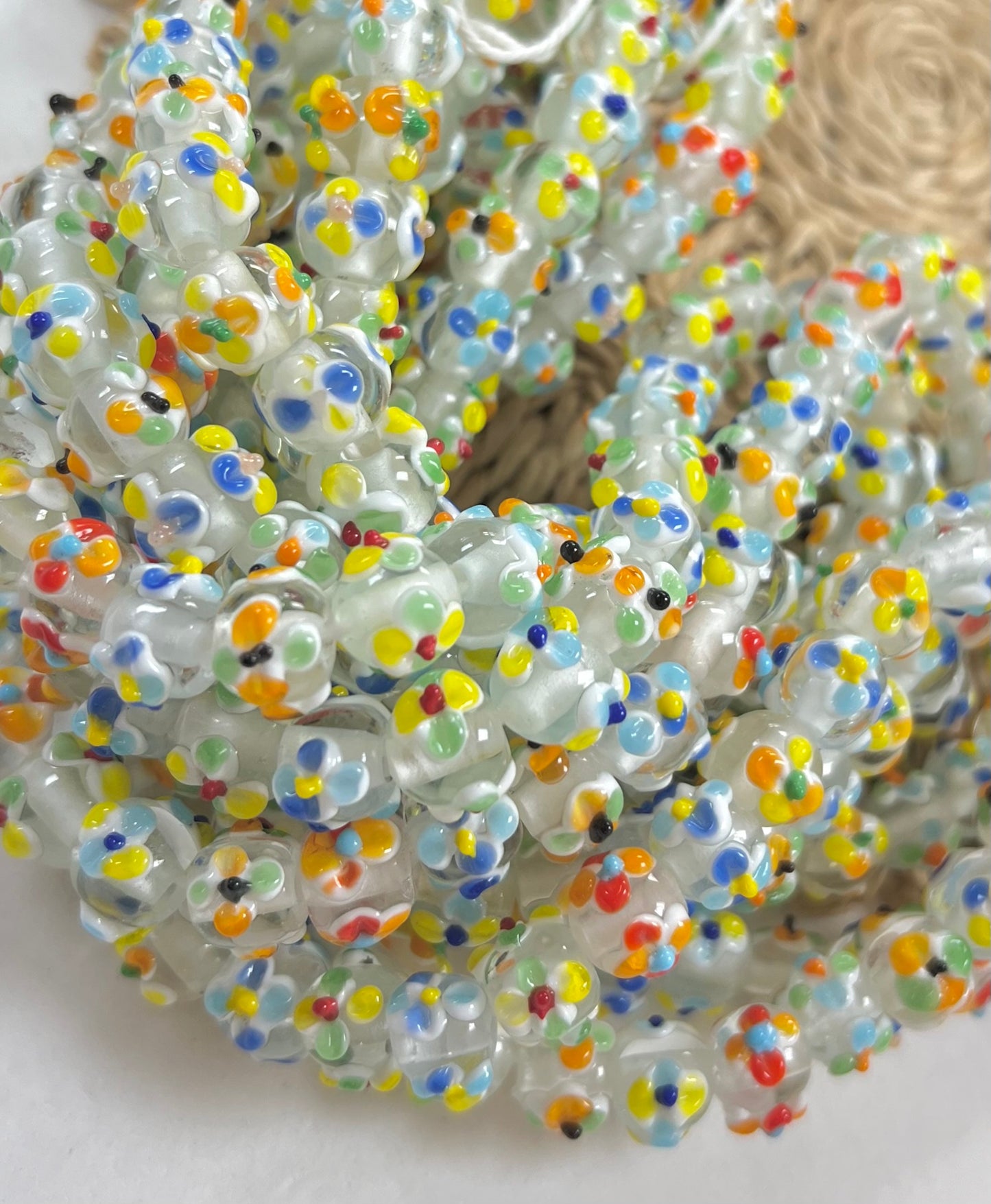Bumpy Flower Lampwork