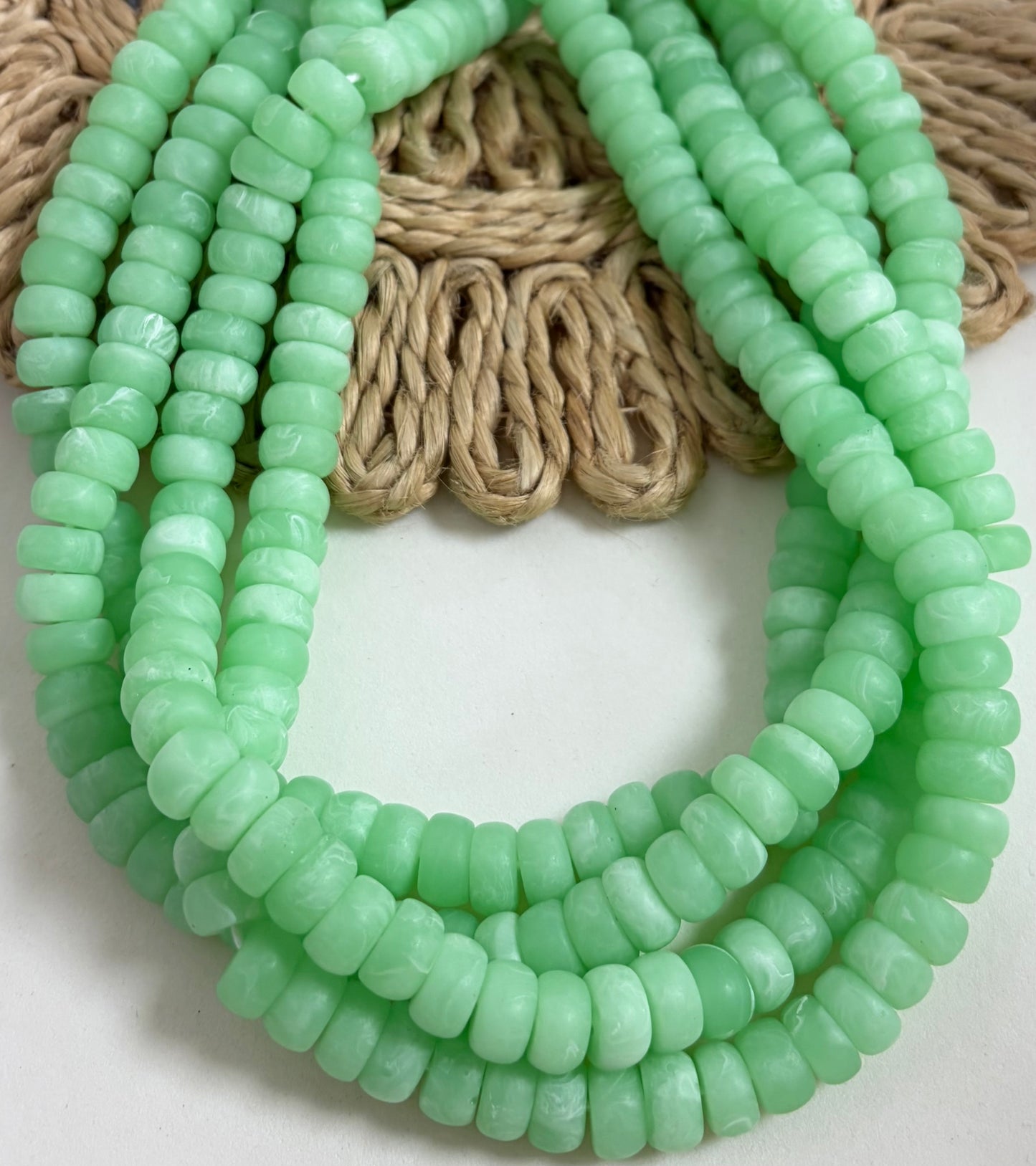 Resin Flat Rondel