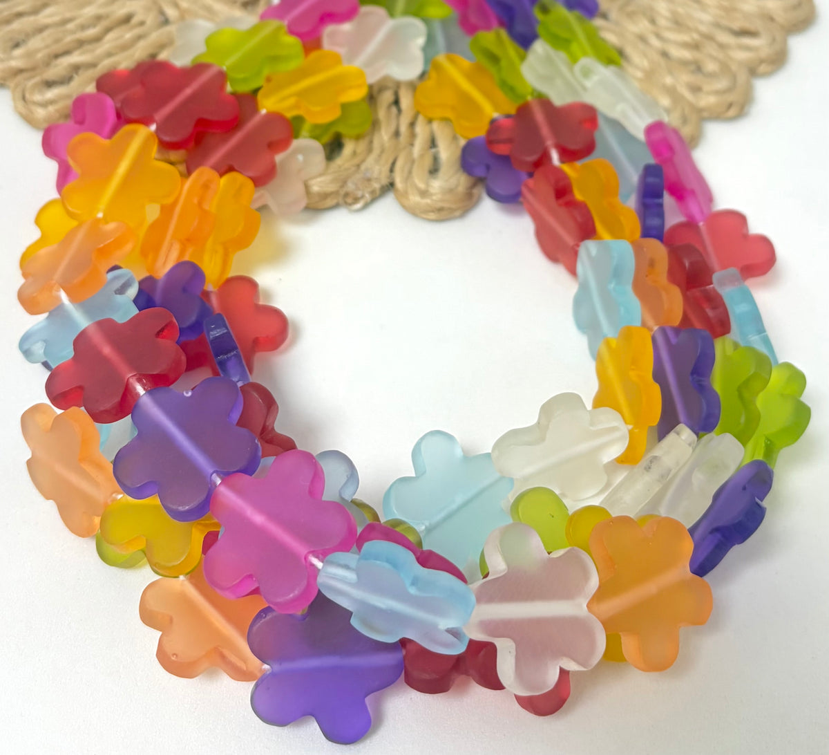 22mm Flowers Resin