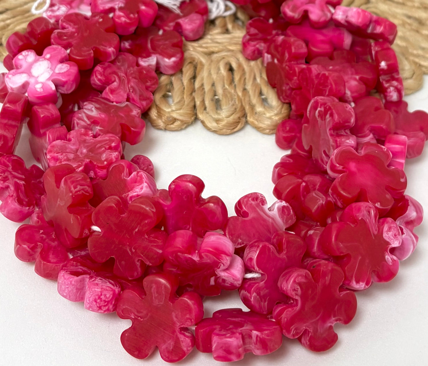 24mm Flowers Resin