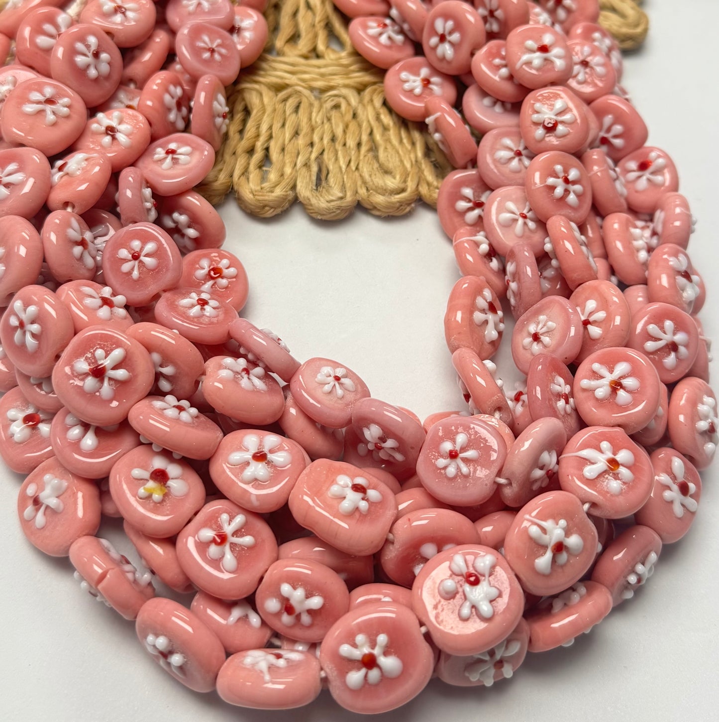 Big Coin Flower Lampwork