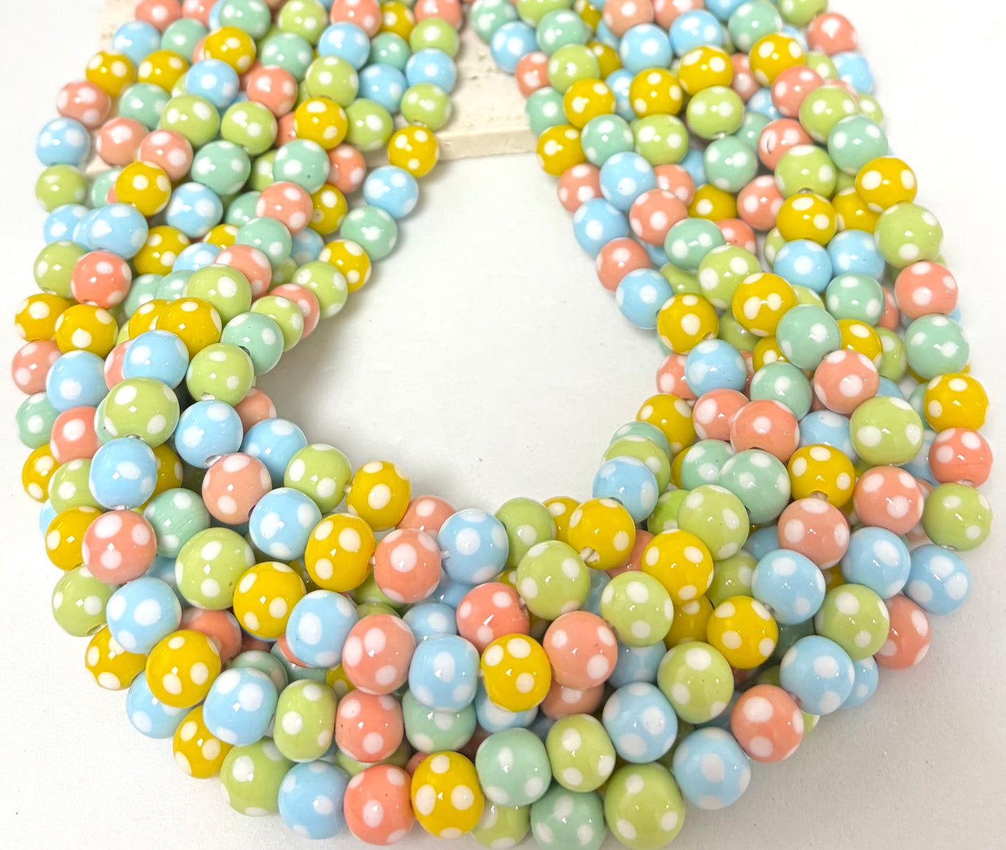 Polkadot Round Lampwork (Style 1)
