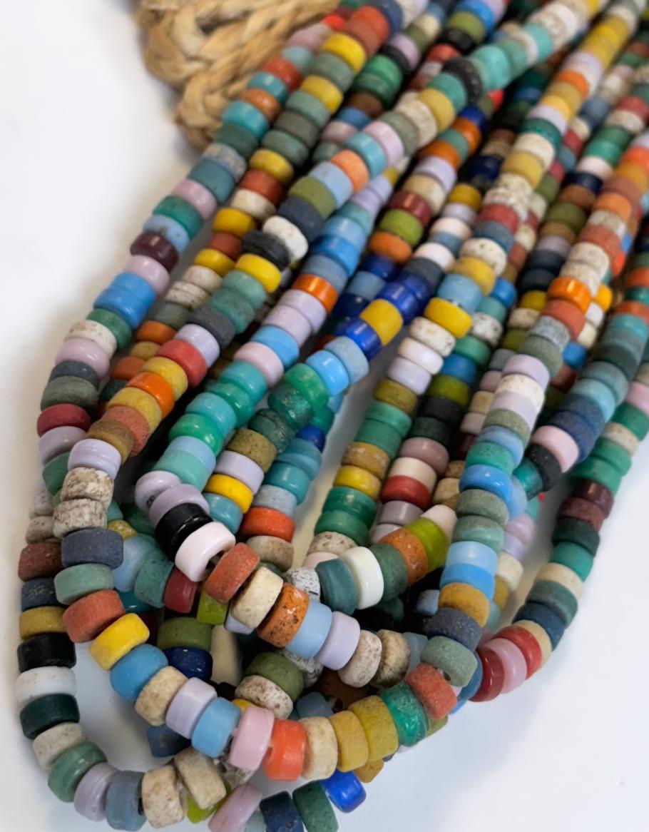 Flat Rondels Lampwork