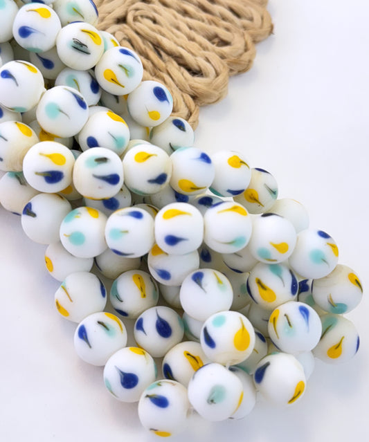 Frosted Marbles Round