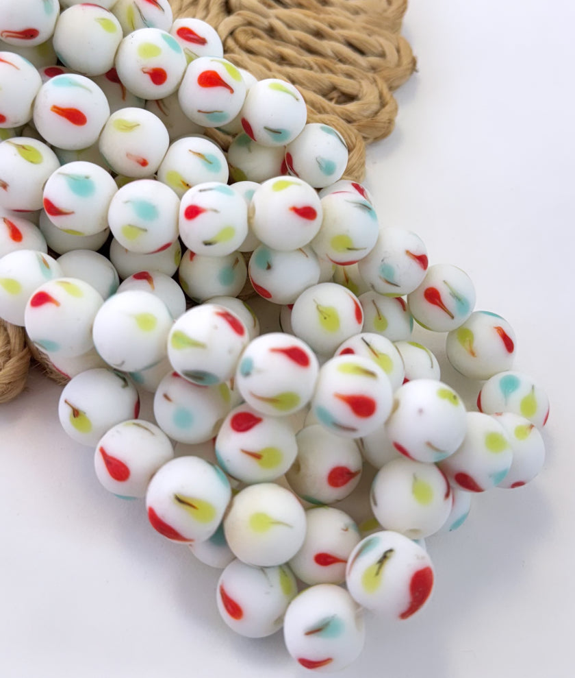 Frosted Marbles Round