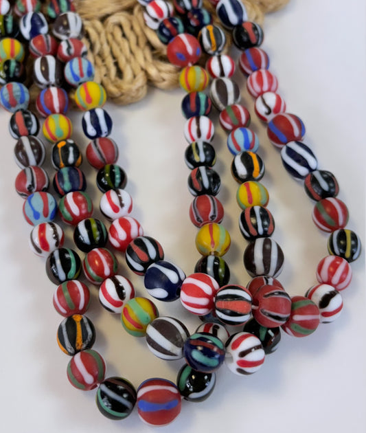 Round Lines Lampwork