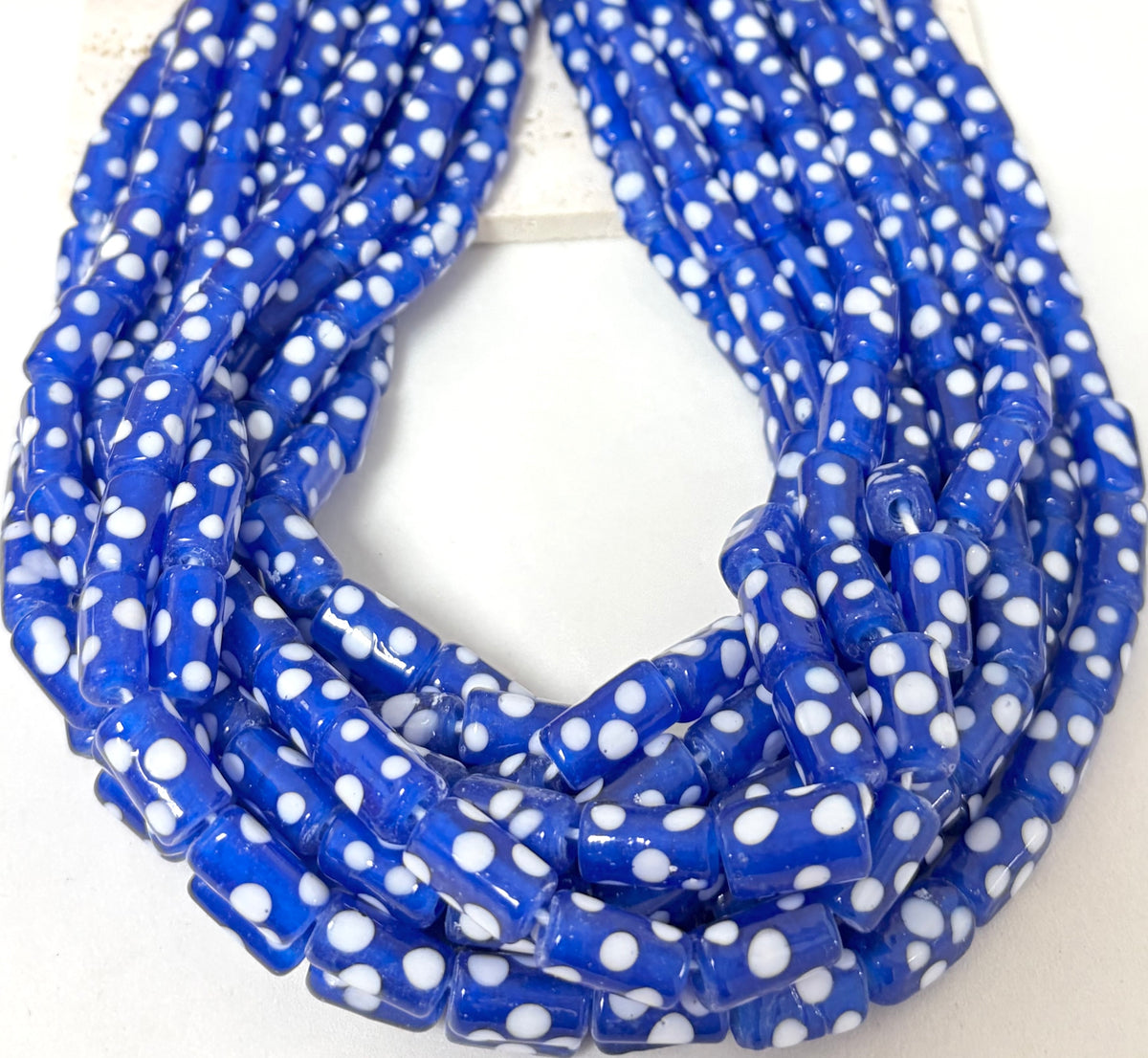 Rectangular Polkadot Lampwork